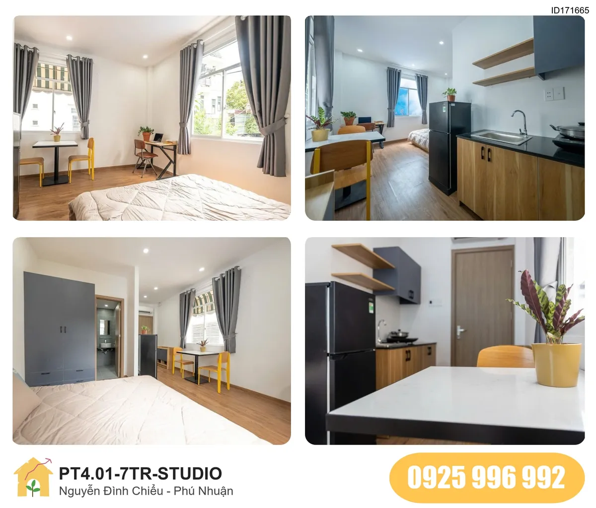 Tiện nghi Phòng trọ STUDIO tại Nguyễn Đình Chiểu, Phường 4, Quận Phú Nhuận, Phú Nhuận